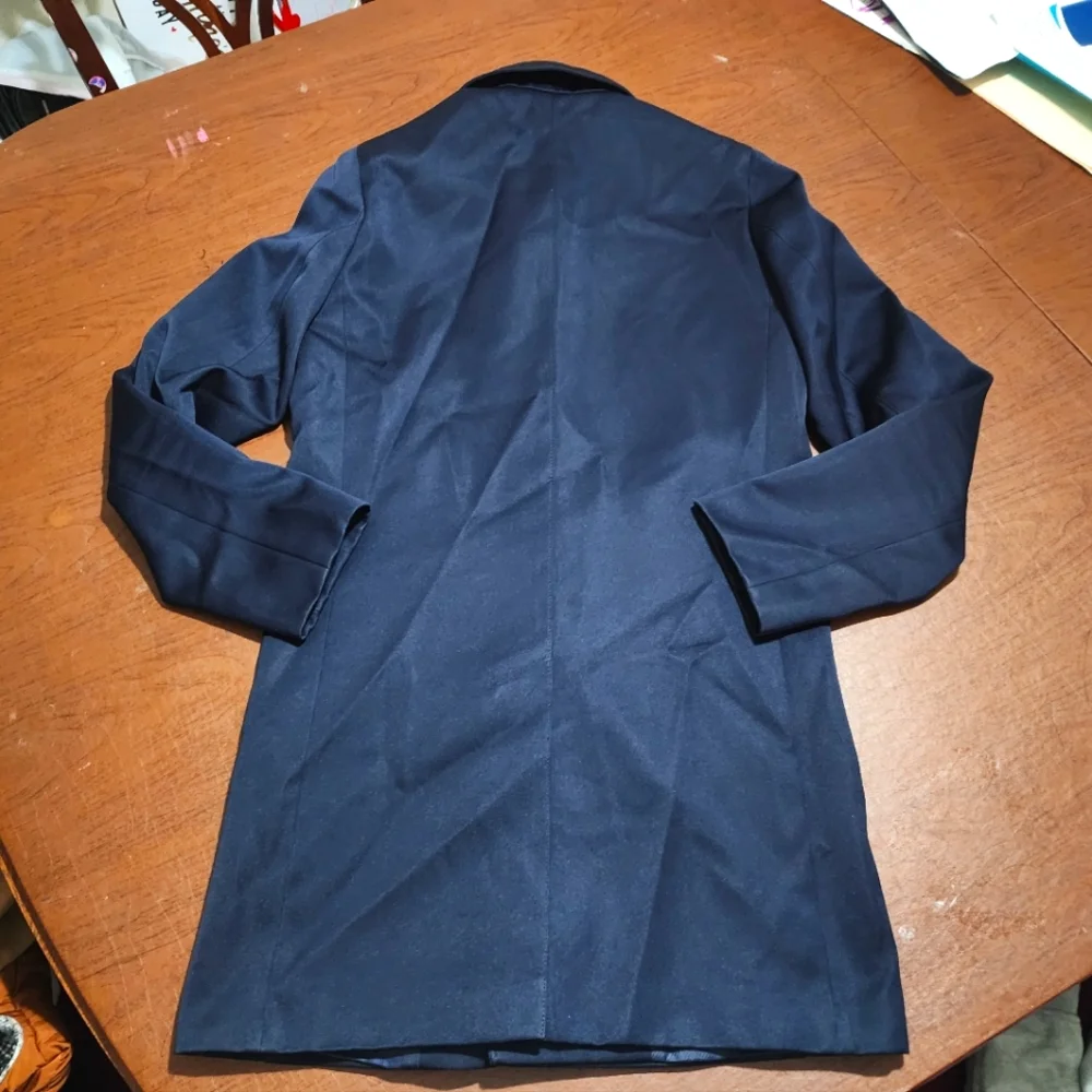 Murano Men's Navy Blue Coat - Picture 8 of 8